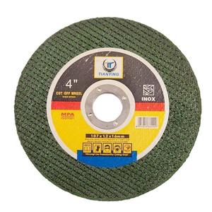 Disque de découpe Tianying 4 en 1, 107x1,2x16 mm pour acier inoxydable, meulage de métal, disque de meuleuse d'angle haute vitesse Inox - Product Image 1