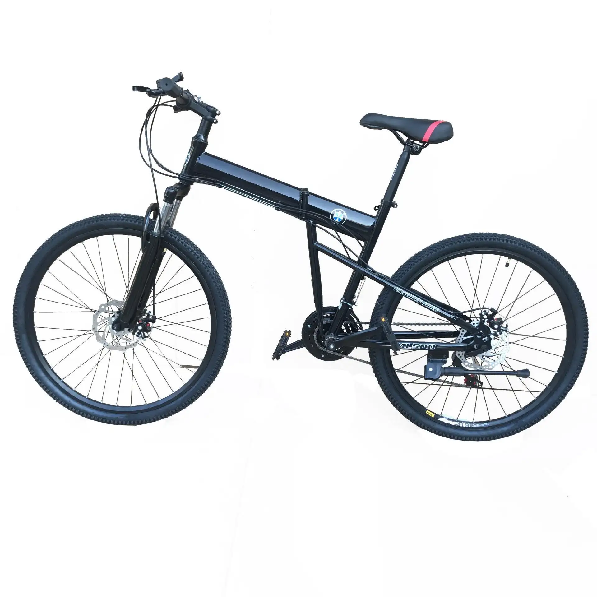 Outdoor sports mountain bike 26 inch double disc brake shock absorption bike 21 fast man mountain bike