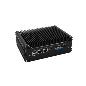 Mini <span class=keywords><strong>PC</strong></span> Wanlan Barebone con <span class=keywords><strong>2</strong></span> LAN, doble RS232/RS485, ranura SIM para módulo WLAN 4G LTE, Mini <span class=keywords><strong>PC</strong></span> industrial sin ventilador i3 5005U - Product Image 4