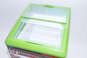 Congelador Vertical con Puerta Corredera de Vidrio de 150L, Congelador para Exhibición de Helados en Supermercados - Product Image 4