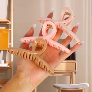 Macaron Colored Hair <b>Clips</b> 12 Cm Plastic Gripper For Women Casual Use - Product Image 4