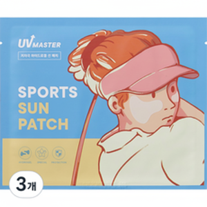 Tony Moly UV Master Sports Sun Patch 4.1g Paquete de 3 Material de Silicona - Product Image 1
