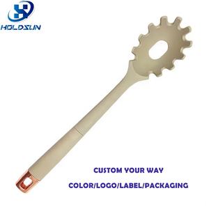 Utensilio de cocina resistente <span class=keywords><strong>al</strong></span> calor de alta calidad, cuchara de silicona para servidor de <span class=keywords><strong>espagueti</strong></span>, cuchara para Pasta con mango de goma - Product Image 3