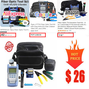 FTTH оптоволоконное оборудование, Кабельный инструмент, оптическое волокно с визуальным локатором неисправностей и оптическим измерителем мощности, набор инструментов для оптоволокна - Product Image 1