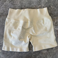 Shorts de Yoga Sin Costuras de Secado Rápido y Cintura Alta para Mujer, Pantalones de Fitness Levanta Glúteos para Entrenamiento