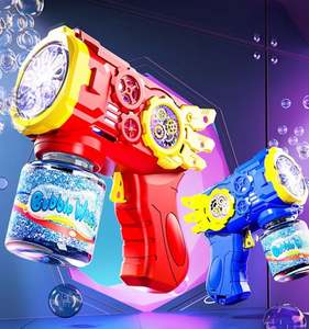 Pistola de Burbujas Automática Zodi Unisex para Niños, Juguete Divertido y Saludable de Plástico ABS para Niños, 3 Pilas AA No Incluidas - Product Image 1