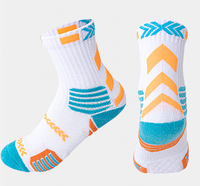 Chaussettes Elite Basketball Crew pour enfants et jeunes Chaussettes de sport en éponge épaisse bon marché en gros