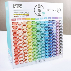 Trung Quốc thị trường <span class=keywords><strong>2025</strong></span> mới văn phòng phẩm Sản phẩm bán buôn 6 màu sắc hỗn hợp dễ thương không thể xóa nhòa mực đánh dấu <span class=keywords><strong>Highlighter</strong></span> bút cho vẽ - Product Image 4