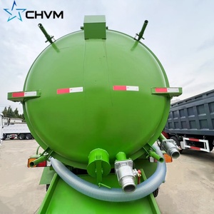 Yüksek kaliteli HOWO 6x 4 vidanjör yüksek Pression çamur pompalama kamyon vakum temizleme vidanjör vidanjör - Product Image 6