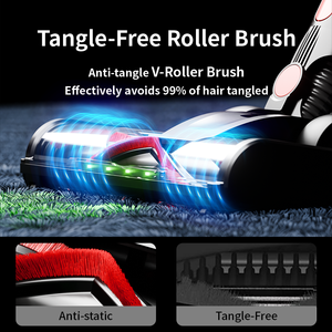 550w 45pka שואבי אבק עם סוללה נשלפת עד 55 דקות עבודה, 3 מצבי מתכוונן חלקי מקל ואקום - Product Image 5