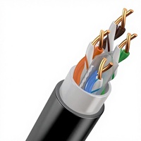 Cable Ethernet de Alta Velocidad Cat6a Cat6 Cat5e Cat5 CCA 305M 100M para Exteriores, Cable de Red para Monitoreo