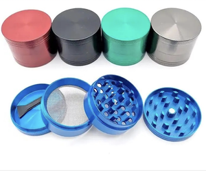Popolare Grinder per <span class=keywords><strong>Erbe</strong></span> in Metallo da 2,5 Pollici (50MM), Monocolore, Portatile, Manuale, per Spezie Secche, in Acciaio Inossidabile - Product Image 5