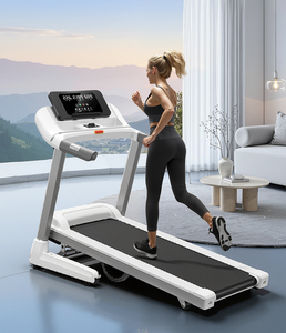 YPOO alta calidad CE máquina de correr eléctrica plegable para la vida en el hogar Fitness deportes cinta de correr 100KG con aplicación YPOOfit - Product Image 1