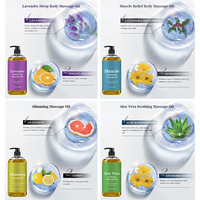 Huile de Massage à la Lavande de Qualité Professionnelle de Type Spa pour Salon & Usage Domestique