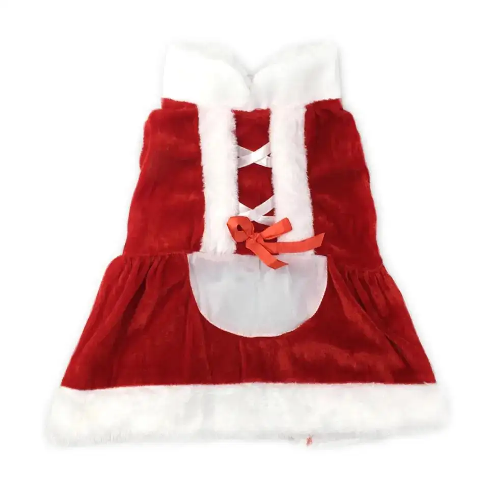 New year luxury dog clothes Comfortable Christmas Pet Dress Beauty Suit Pet clothes