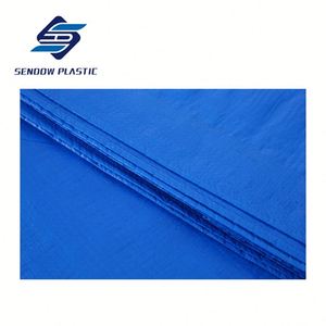 Kích thước tùy chỉnh PE bạt tán Lều & mái hiên vật liệu mới màu xanh và trắng 4x5 đến 8x10 tráng dệt mô hình Lót Cách sử dụng - Product Image 4