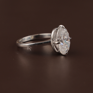 Anillo de Compromiso Prestige para Mujer en Plata, Oro de 10K, Oro de 14K, Oro de 18K con Diamante Cultivado en Laboratorio de 7.1 Quilates, Joyería Fina para Novia - Product Image 3