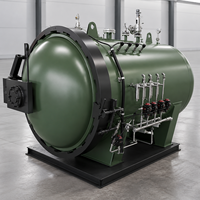 Autoclave composite certifié ISO9001 pour la production à l'échelle pilote avec température uniforme et ±2°C ℃   Contrôle standard