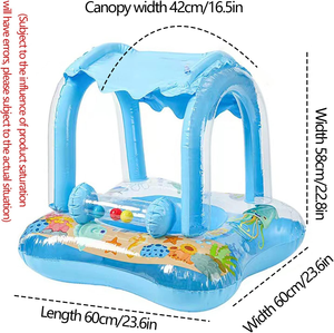 Bán Buôn Dễ Thương <span class=keywords><strong>Toddler</strong></span> Bơi <span class=keywords><strong>Float</strong></span> Bé Hồ Bơi <span class=keywords><strong>Float</strong></span> Với Tán <span class=keywords><strong>Toddler</strong></span> Hồ Bơi <span class=keywords><strong>Float</strong></span> Cho Bé 1-36 Tháng Sử Dụng - Product Image 3