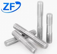 ZF Custom-Made M2-M36 Double-Ended Threaded Rods Stainless Steel 304 Zinc Finish Solid Plain Screw Automotive Left/Right Hand