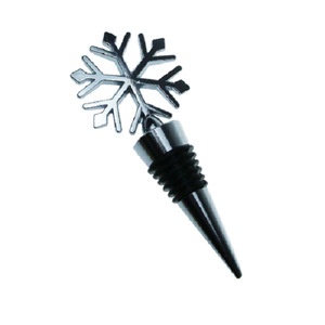 CXS Snowflake <b>Wine</b> <b>Stopper</b> Silver Zinc Alloy Leak Proof Bottle Seal For <b>Wine</b> Preservation - Product Image 4