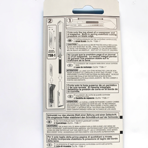 Cutter à journaux OLFA TS-1, lame en acier inoxydable, couteau à papier artisanal pour couper les journaux et les étiquettes - Product Image 1
