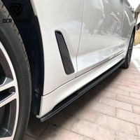 Jupes latérales en fibre de carbone style MP F90 pour BMW Série 5 G30 F90 M5 M Tech, séparateur de pare-chocs latéral 2017+