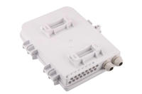Boîtier de distribution de fibre optique 16 ports FQX-005 blanc étanche IP65 extérieur ABS FTTH