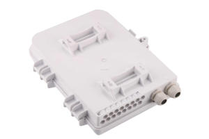 กล่องกระจายไฟเบอร์ออปติก 16 พอร์ต FQX-005 สีขาว กันน้ำ IP65 สำหรับภายนอกอาคาร ABS FTTH - Product Image 4