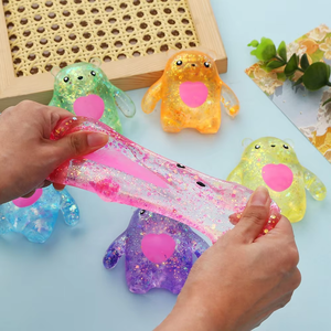 Aurora Cute Little Bear <b>Squeeze</b> Decompression <b>Ball</b> Maltose EVA Material 5 7 Years Wholesale Stress Relief Artifact for Children - Product Image 2