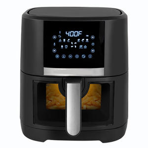 Appareil ménager intelligent Grille-pain Four Machine chaude Sans huile Oem Air <span class=keywords><strong>Friteuse</strong></span> électrique Gourmet 4.5L Verre Air Fryer - Product Image 5