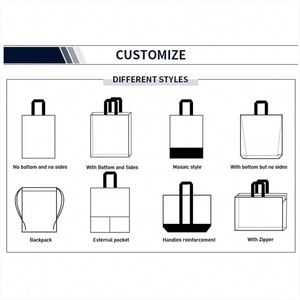 กระเป๋าผ้า PP เคลือบพิมพ์โลโก้ตามสั่งแบบขายส่ง พิมพ์สีเต็มรูปแบบ เป็นมิตรกับสิ่งแวดล้อม - Product Image 6