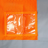Chaleco de Seguridad de Alta Visibilidad ANSI/ISEA Clase 3 con Múltiples Bolsillos y Tiras Reflectantes
