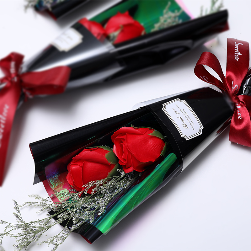 Artificial flowers wedding Bouquets wedding soap Rose flower decorative Bouquet for bride
