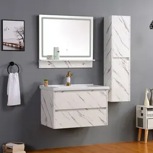 Kabinet kamar mandi kombinasi Vanity, kabinet kamar mandi dengan banyak gaya untuk lemari kamar mandi