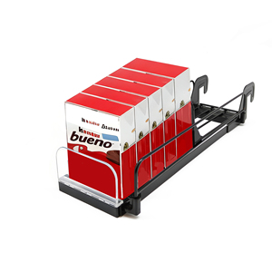 Système de poussoir automatique pour étagères métalliques suspendues à voie unique pour supermarchés - Product Image 3