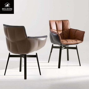 Salon Simple Sofachair Nordique En <span class=keywords><strong>Cuir</strong></span> Tissu Modernhotel Modèle Chambre Designer Personnalisé Simple En Forme Spéciale <span class=keywords><strong>Fauteuil</strong></span> Rotation - Product Image 3