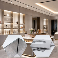 Panneaux composites en nid d'abeille d'aluminium résistants aux intempéries et anticorrosion, matériau de construction général pour intérieur et extérieur