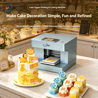 Máquina Automática de Corte e Impresión de Fondant con Tinta Comestible para Decoración de Pasteles, Producción en Una Sola Máquina para Pasteles de Boda, Cumpleaños y Tiendas de Postres