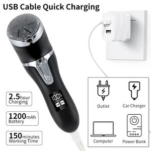 USB Rechargeable Electric Foot <b>File</b> Callus Remover with Vacuum Plastic Pedicure Tool for Household Use - Product Image 4