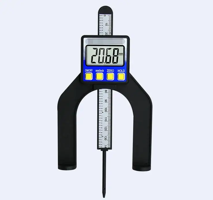 Digital display woodworking table saw height gauge 0-80mm height and depth measuring tool digital display vernier caliper