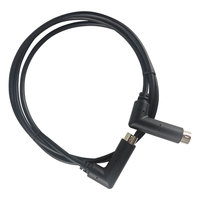 Câble coudé de connecteur Mini DIN MIDI mâle-mâle à angle droit 90 degrés de haute qualité pour vidéo S-Video, 4, 5, 6, 7, 8 broches, fabriqué sur mesure