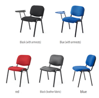 Chaise de formation pour étudiants avec bloc-notes pour salle de réunion salle de classe école chaise de bureau et ensemble de table en gros