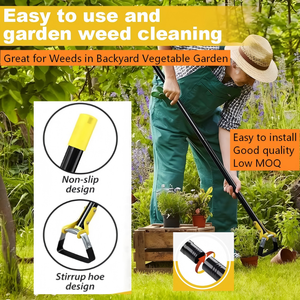 <span class=keywords><strong>Houe</strong></span> <span class=keywords><strong>oscillante</strong></span> Scuffle Hoe avec boucle d'attache, idéale pour les mauvaises herbes dans les jardins potagers et arrière-cour - Product Image 3