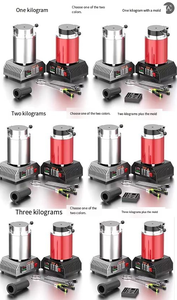 Fourneau de fusion, adapté à la fusion de l'or, de l'aluminium et du cuivre. Livré avec 1 à 3 kilogrammes de creusets en graphite. - Product Image 6