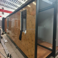 Maison conteneur de luxe extensible et mobile de 20 pieds, étanche, préfabriquée, modulaire et pliable