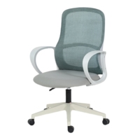 Chaise de bureau ergonomique réglable en hauteur, confortable et multifonctionnelle en tissu moderne, prix de gros d'usine