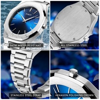 Montres pour hommes en acier inoxydable de haute qualité, prix raisonnable, très vendues