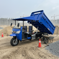 Mini-tricycles diesel à 3 roues, petit camion benne diesel avec grande capacité de chargement