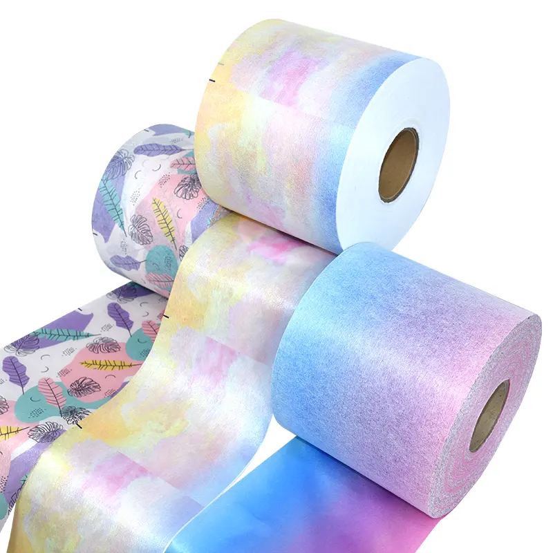 NBI Non Woven Table Cloth Low Price Printing Customized Woven Bag Roll Nonwoven Fabric For Bag Production Embossed Sms Nonwoven